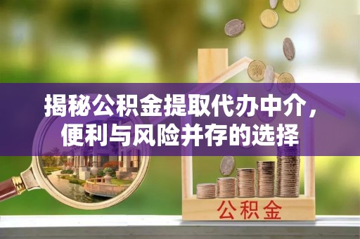 罗定揭秘公积金提取代办中介，便利与风险并存的选择