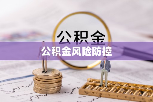 罗定公积金风险防控