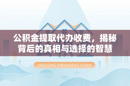 罗定公积金提取代办收费，揭秘背后的真相与选择的智慧