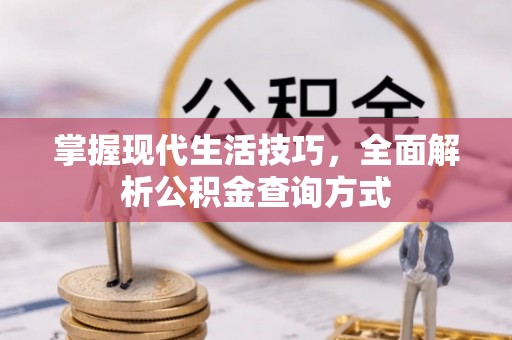 罗定掌握现代生活技巧，全面解析公积金查询方式