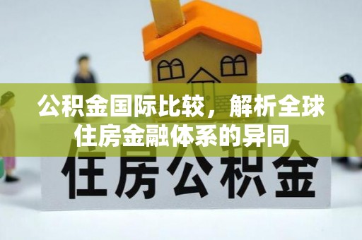 罗定公积金国际比较，解析全球住房金融体系的异同