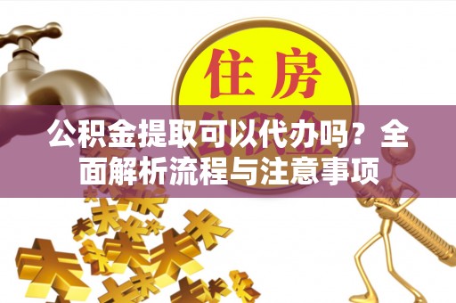 罗定公积金提取可以代办吗？全面解析流程与注意事项
