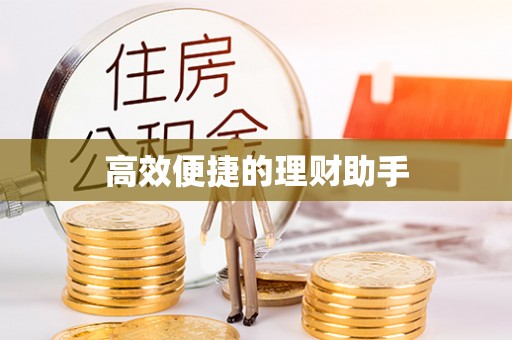 罗定高效便捷的理财助手