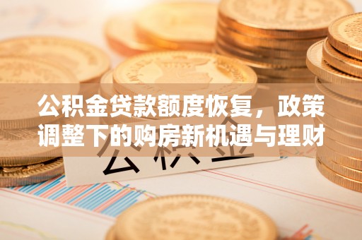 罗定公积金贷款额度恢复，政策调整下的购房新机遇与理财规划