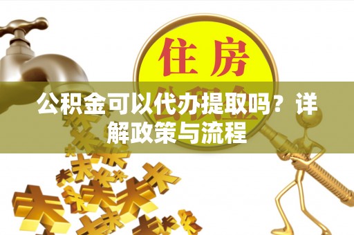罗定公积金可以代办提取吗？详解政策与流程