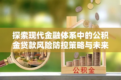 罗定探索现代金融体系中的公积金贷款风险防控策略与未来发展趋势
