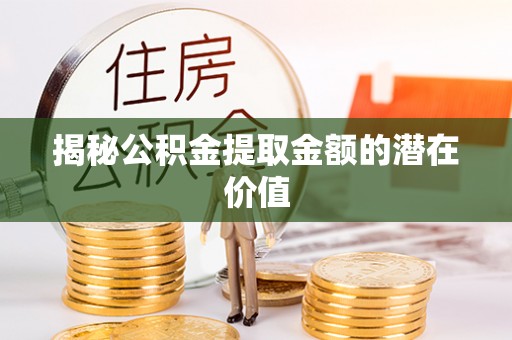 罗定揭秘公积金提取金额的潜在价值