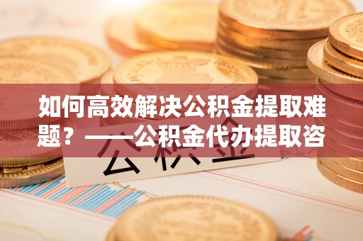 罗定如何高效解决公积金提取难题？——公积金代办提取咨询服务全解析