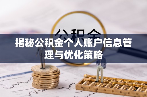 罗定揭秘公积金个人账户信息管理与优化策略