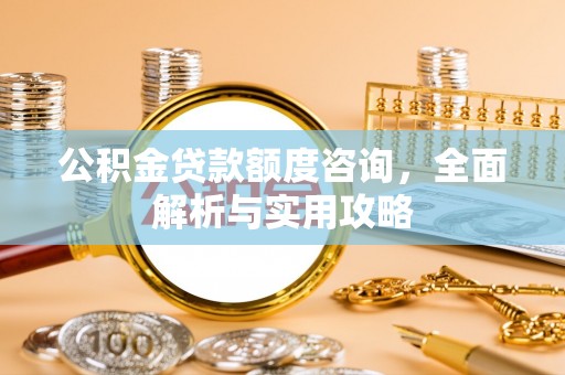 罗定公积金贷款额度咨询，全面解析与实用攻略