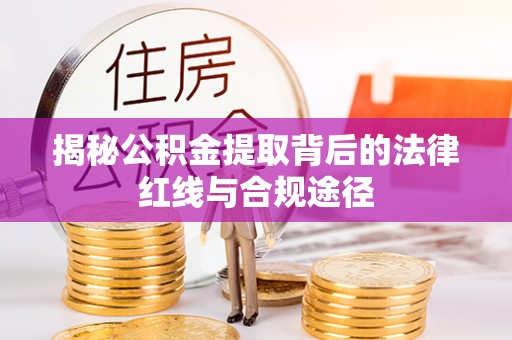 罗定揭秘公积金提取背后的法律红线与合规途径