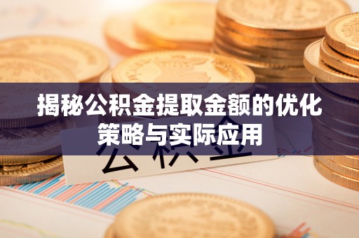 罗定揭秘公积金提取金额的优化策略与实际应用