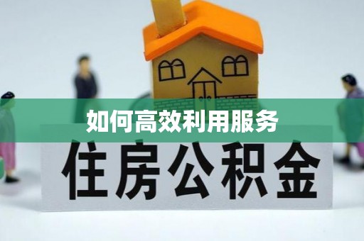 罗定如何高效利用服务