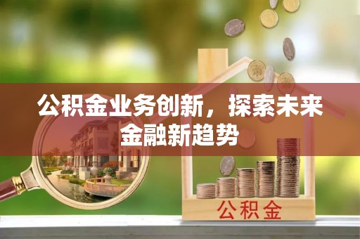 罗定公积金业务创新，探索未来金融新趋势