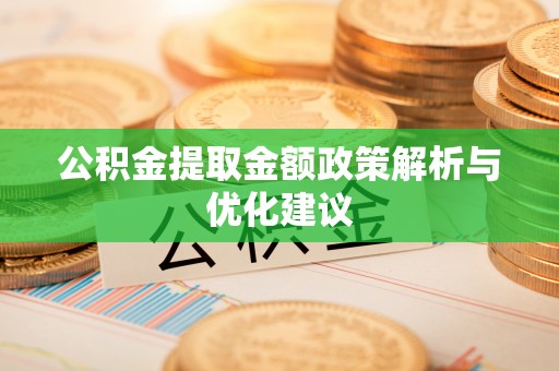 罗定公积金提取金额政策解析与优化建议