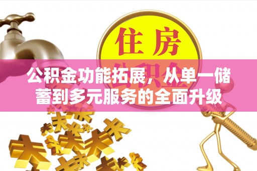 罗定公积金功能拓展，从单一储蓄到多元服务的全面升级