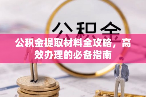 罗定公积金提取材料全攻略，高效办理的必备指南