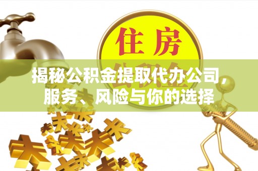 罗定揭秘公积金提取代办公司，服务、风险与你的选择