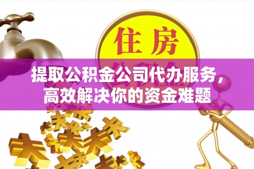 罗定提取公积金公司代办服务，高效解决你的资金难题