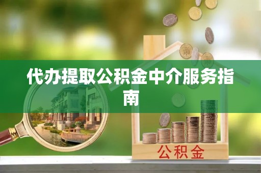 罗定代办提取公积金中介服务指南