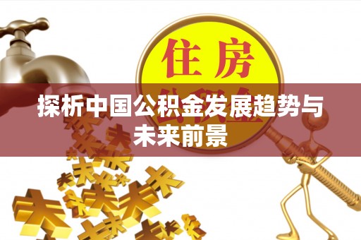 罗定探析中国公积金发展趋势与未来前景