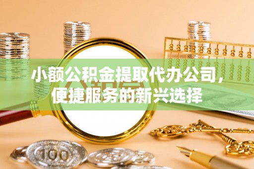 罗定小额公积金提取代办公司，便捷服务的新兴选择