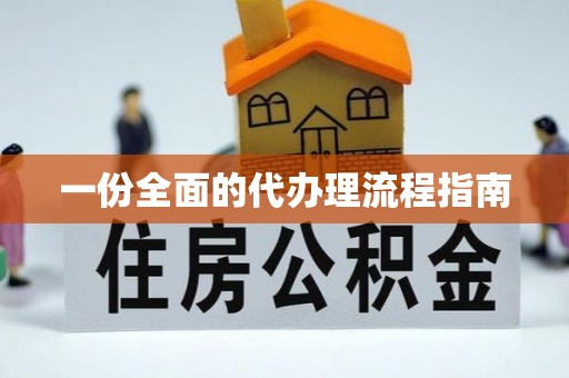 罗定一份全面的代办理流程指南