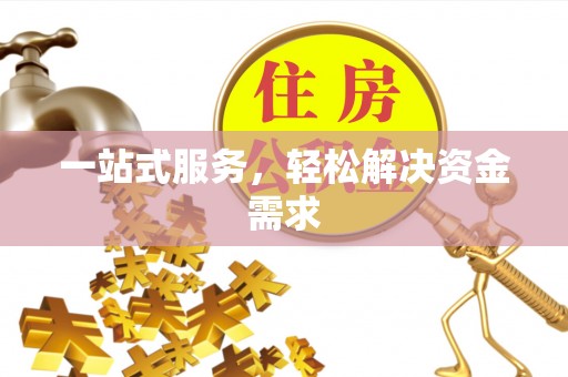 罗定一站式服务，轻松解决资金需求